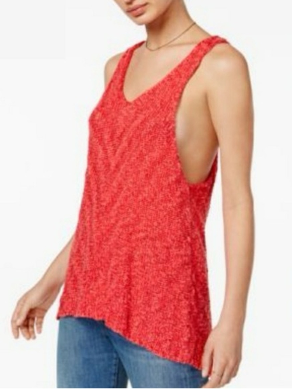 Free People Red Rocks Crochet Tank - Picture 2 of 7